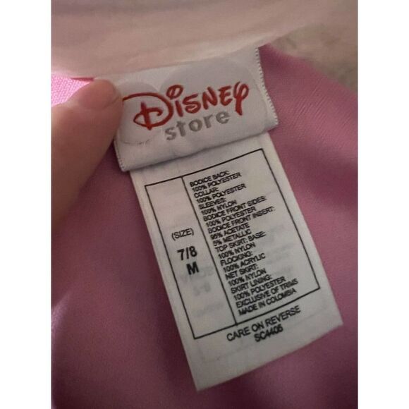 Disney Store Sleeping Beauty Dress Girls M 7/8 - Picture 8 of 9